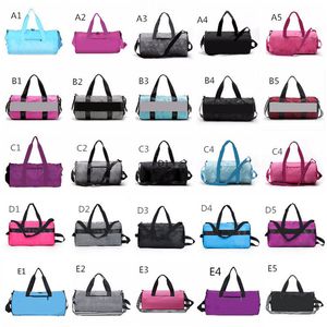 大容量旅行ダッフルバッグ防水荷物袋ショルダーメンズ女性ハングバッグ文字ピンクの黒い色さまざまなスタイル