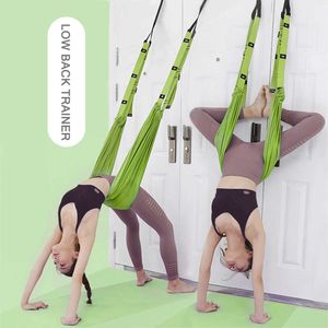 Divide la pratica cintura elasticizzata corda per yoga gambe verticale dispositivo per allenamento fitness donne yoga palestra energia piccolo arredamento H1026