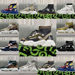 2021 Nyaste Designer Skor Män High-Top Sneakers Högkvalitativ Svart Vit Casual och Bekväm Läder Andningsbar Sneaker Lyx Sko Storlek 38-44 c3ts #