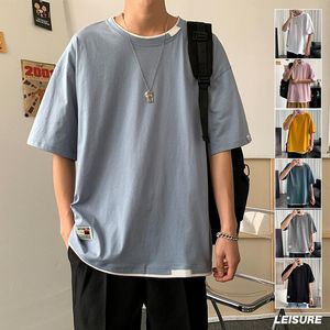 T-shirts T-shirts T-shirt herr sommar Tshirts Male Oversized Tee Shirts 5xl Casual T Shirt för streetwear Polyester