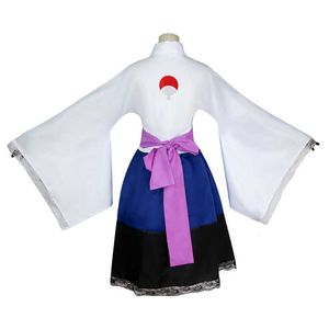 Anime Akatsuki Kimono Uzumaki Cosplay Hyuga Hinata Hatake Kakashi Uchiha Sasuke Vestito Vestito di carnevale Vestito da festa Y0913