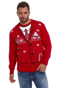 Noel Kazak Erkek Kış Noel Rahat O-Boyun Kazak Erkekler Colorblock Baskı Streetwear Erkekler Giyim Boy Ropa Hombre 210524