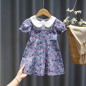 Abiti da festa per neonata con motivo floreale per bambini 2021 Abiti estivi ChildrenTutu Dress Costume Q0716