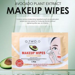 Ansiktsrengöring våtservetter Bomull Ansiktstvättservetter Portable Makeup Remover Wipes