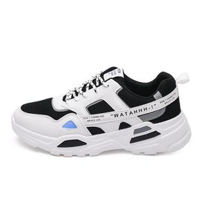 Athletic Men's running shoes white black beige casual spring summer male students sports sneakers daddy trainers outdoor jogging walking