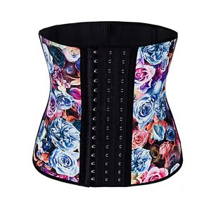 Premium Latex Waist Corset Cincher Abdomen Tummy Control Shapewear med 9 Steelbones Fitness Bastu Sweat Belts Body Sculpting Slimming Shapers DHL