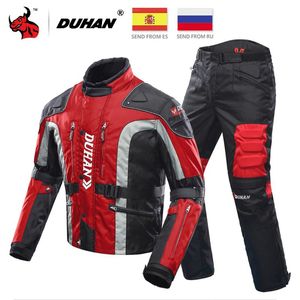 Höst Winter Cold Proof Motorcycle Jacket Moto Protector Pants Moto Suit Touring Clothing Protective Gear Set Apparel