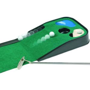 Mini Golf Course Batting Mat Ball Set Practice Training Aid Rug Trainer Simulator for Indoor Home Swing Hitting Exercise Cushion Artificial Grass