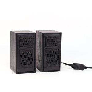 High Quality 6w USB Power PC Wooded Speaker