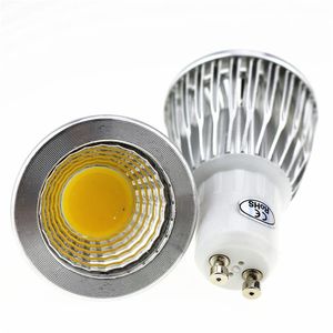 2021 Ultra Bright Dimble 9W 12W 15W 85 ~ 265V LED -glödlampor Spotlight Cob LED -lampa varm/cool vit