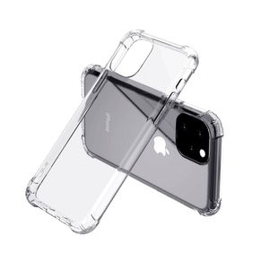 TPU Transparent Clear Telefon Przypadki Super Confabrykat Miękka Ochrona Ochrona Wstrząśniona Case dla iPhone 12 Pro Max 11 x XS Uwaga 10 Mate 30