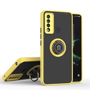 Phone Cases For Samsung S22 Ultra Plus S21FE A01 A13 A04 A21 A22 M23 A33 A53 A73 A82 F52 M32 M33 M52 M53 Rotating Ring Car Bracket Protective Cover