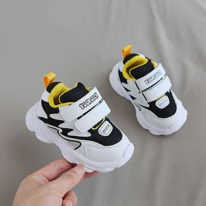 Autumn Kids Sport Shoes Fashion Mesh Breathable Boys Sneakers Little Girl Shoes Casual Infant Student Shoes SXH004 G1025