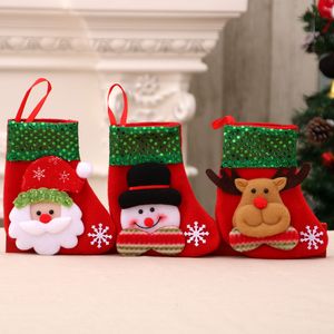 クリスマスの装飾シーナーサンタソックス、三次元ギフトバッグ、休日の装飾さまざまなスタイル20 21