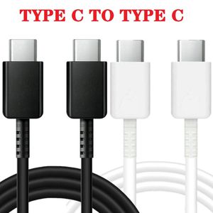 Süper 18 W Hızlı Duvar Şarj ve Tipi C USB Kablosu Güç Adaptörü Samsung Galaxy S10 Not 10 S8 Android Telefon için