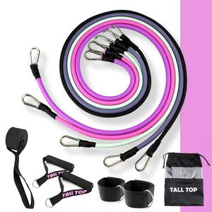 11-1 pz Fitness Pull Rope Fascia di Resistenza Tubo Esercizi Tubi in Lattice Pedale Excerciser Allenamento del Corpo Yoga Fascia Elastica H1026