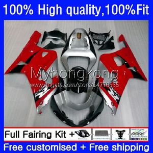 Fairings de molde de injeção para Suzuki GSX-R750 K1 750cc Factory GSXR600 GSXR-750 01-03 19NO.12 GSXR 600 750 CC 01 02 03 600cc GSXR-600 GSXR750 2001 2003 2003 OEM Bodys