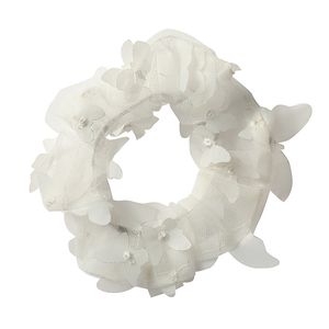 Hårring Net Garn Butterfly Head Rope Hårband Tillbehör Tjejer Färgglada Scrunchies Headband Elastic Headwear Scrunchy Summer RRD6820