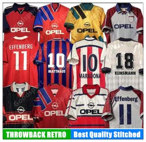 Maglia retrò MULLER SANTA CRUZ DAEI PAPIN ELBER zickle LIZARAZU EFFENBERG SCHOLL Maglie da calcio Matthaus Klinsmann MARADONA