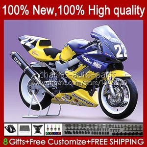 Body Kit für Honda VTR1000F SUPERHAWK VTR1000 51NO.32 VTR 1000 F 1000F Blue Yellow 97 98 99 00 01 02 03 04 05 VTR-1000F 1997 1998 1999 2000 2001 2002 2003 2004 2005 Verkleidung