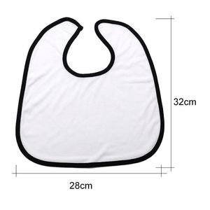 Sublimation DIY Blank Baby Lätzchen Taschentuch Thermotransferdruck Lätzchen Speicheltücher Schal Kinder Spucktücher Partybevorzugung WWA280