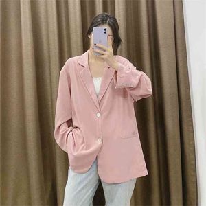 Women Summer Solid Loose Shirts Tops Blouses Smock ZA Notched Long Sleeve Female Fashion Street Top Blusas 210513