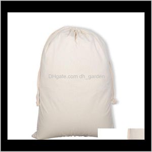 Decorações festivas festa jardim gota entrega 2021 sublimação grande sacos de presente em branco Crianças em branco personalizada saco de natal dstring saco saco