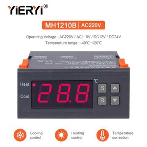 yieryi Regolatore di temperatura digitale da -40 a 120 gradi Funzione di allarme Termostato elettronico con riscaldatore e dispositivo di raffreddamento 210719