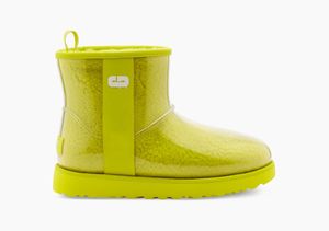 Designer neve shearling lã botas de luxo mulheres sapatos top qualidade ucc clássico claro mini salto liso redondo dedos do pé tpu up superior eu35-41 com caixa vestidos de festa de casamento