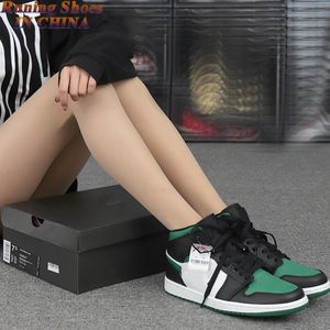 1 Mid Green Toe 554724 067 с черным тренажерным залом Красная белая сосна Грин дешевые Пожары спортивные кроссовки Обувь преодоленность налейте Hommes Schoenen