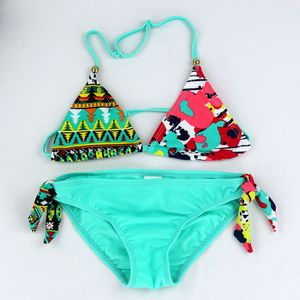Nuovi bambini Swimwear Baby Kids Kids Cine Bikini Girls Dividere due pezzi costumi da bagno da bagno Bibicini Infantil