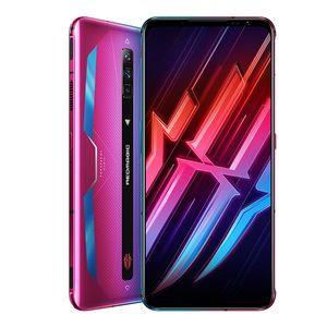 Telefono cellulare originale Nubia Red Magic 6 5G Gaming 12GB RAM 128GB 256GB ROM Snapdragon 888 64.0MP OTG 5050mAh Android 6.8 pollici Schermo intero Fingerprint ID Smart Phone