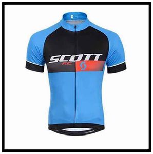 Scott Team Cycling Kortärmad Jersey Mäns Sommar Andningsbar MTB Bike Kläder Snabbtork 96