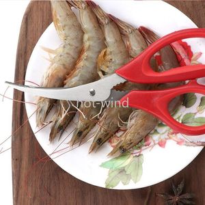 New Popular Lobster Shrimp Crab Seafood Scissors Shears Snip Shells Kitchen Tool Popular Free DHL Fast