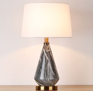 Ceramic Table Lamps Desk Luxury Modern Contemporary Fabric for Foyer Living Room Office Creative Bed Hotel