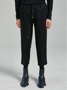 Calças masculinas roupas tamanho calças slim versão estiramento urbano juventude moda tendência macho macho preto