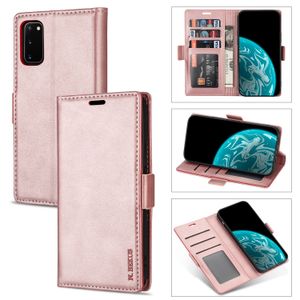 Lyx Läder Plånbok Telefon Väskor för Samsung Galaxy S8 S9 S10 Plus S20 Fe S21 Ultra S6 S7 Edge Holder Card Slot Flip Stand Cover