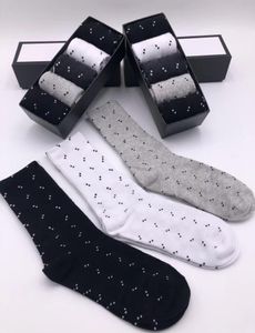 21SS Luxur Sokken voor Heren en Womens Sport Crew Sock Katoen Groothandel paar paren met doos