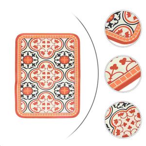 Mats Pads Table Placemat Leather Nordic Style Vattentät Western Food