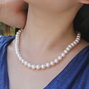 Wholesale single layer pearl necklace for sale - Group buy Pearl Necklace Single Layer Sweater Chain Cheongsam Accessories ODH159