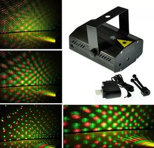 Illuminazione laser 150MW Mini Red Green Moving Party corpo blu / nero Laser Stage Light laser DJ Twinkle con lampada treppiede