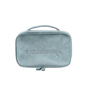 Woman Cosmetic Bag Fashion Luxury Retro Portable Small Velvet Mackup Storage Large Capacity Travel Beauty Case Bags & Cases