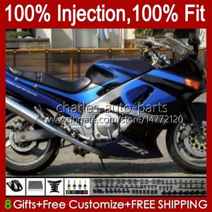 Kawasaki Ninja Zzr400 jzr600 1993 1994 1995 1996 1997 1998 1999 07 84HC.2 광택 블루 뉴 ZZR 400 600 ZZR-400 2001 2002 2003 2004 2005 2005 2006 2007 페어링