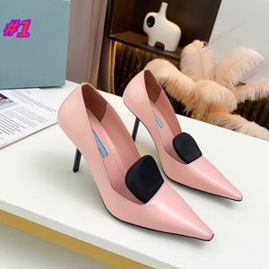 2021 designer Party Wedding Bride women's formal shoes fashion sexy dress pointed BOAT SHOES HIGH HEELS SANDALS SIZE 35-41 9.5 cm