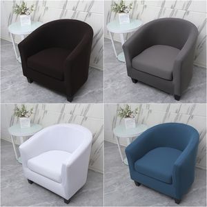 1 zestaw Stretch Arc Seat Sofa Pokrywa Salon Room Spandex Split Styl Klub Klub Klubu Slipcover z Cushion Cover Meble Protector 211102