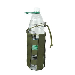 Bolsas ao ar livre ao ar livre Bolsa de garrafas de água de engrenagem tática Kettle Saco ajustável Os torcedores do exército escalando ferramentas de acampamento para caminhadas