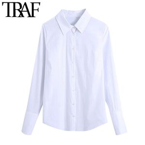 TRAF女性ファッションオフィスウェアベーシックブラウス