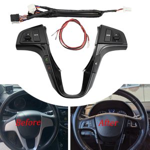 Przełącznik kierownicy Pilot do Hyundai Verna Solaris Wielofunkcyjny Muzyka Bluetooth Connect Audio Przyciski Audio 2010-2016