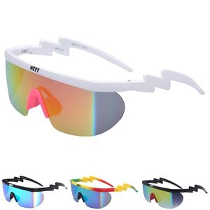 2021 Newest Neff Sunglasses Mens women uv400 Big Frame Coating Sun Glasses 2 Lens feminino Eyewear Unisex