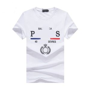 22SS Designer Letter Printed Tee Mode High Street Kortärmad Sommar Casual T-shirt Andningsbara Män Kvinnor Crew Neck Tees ## 078